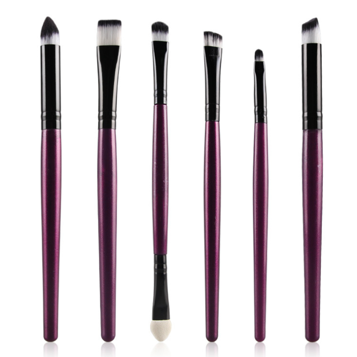 6PCS eye makeup cosmetics Brushes Set for Eyeshadow eyebrow lip eyeliner brush beauty make up tools 6PCS eye makeup cosmetics Brushes Set for Eyeshadow eyebrow lip eyeliner brush beauty make up tools
